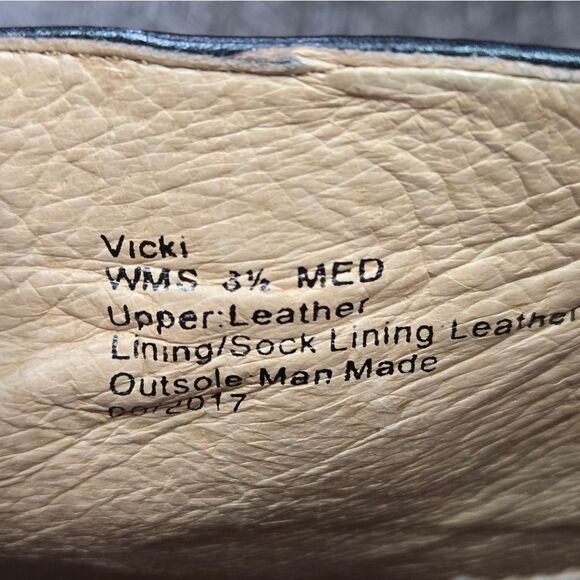 🐢 Kenneth Cole Gentle Souls Size 8.5 Black Leather Wedge Booties - Picture 9 of 13